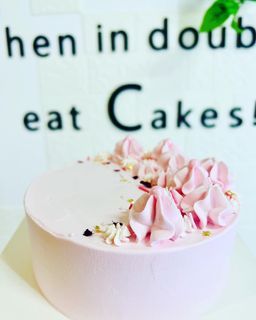 6inch pretty in pink elegant cake birthday cake