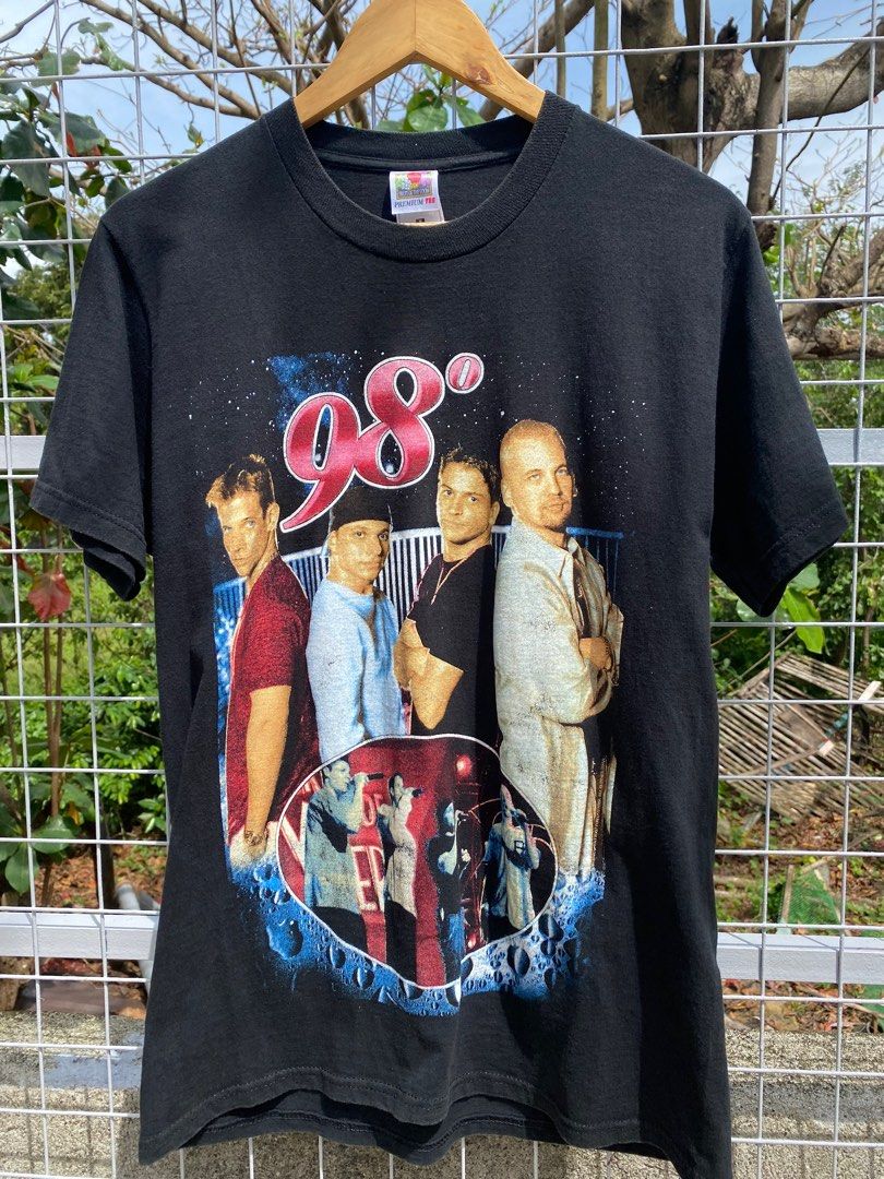 90's 98 Degrees Raptee, Men's Fashion, Tops & Sets, Tshirts & Polo Shirts  on Carousell