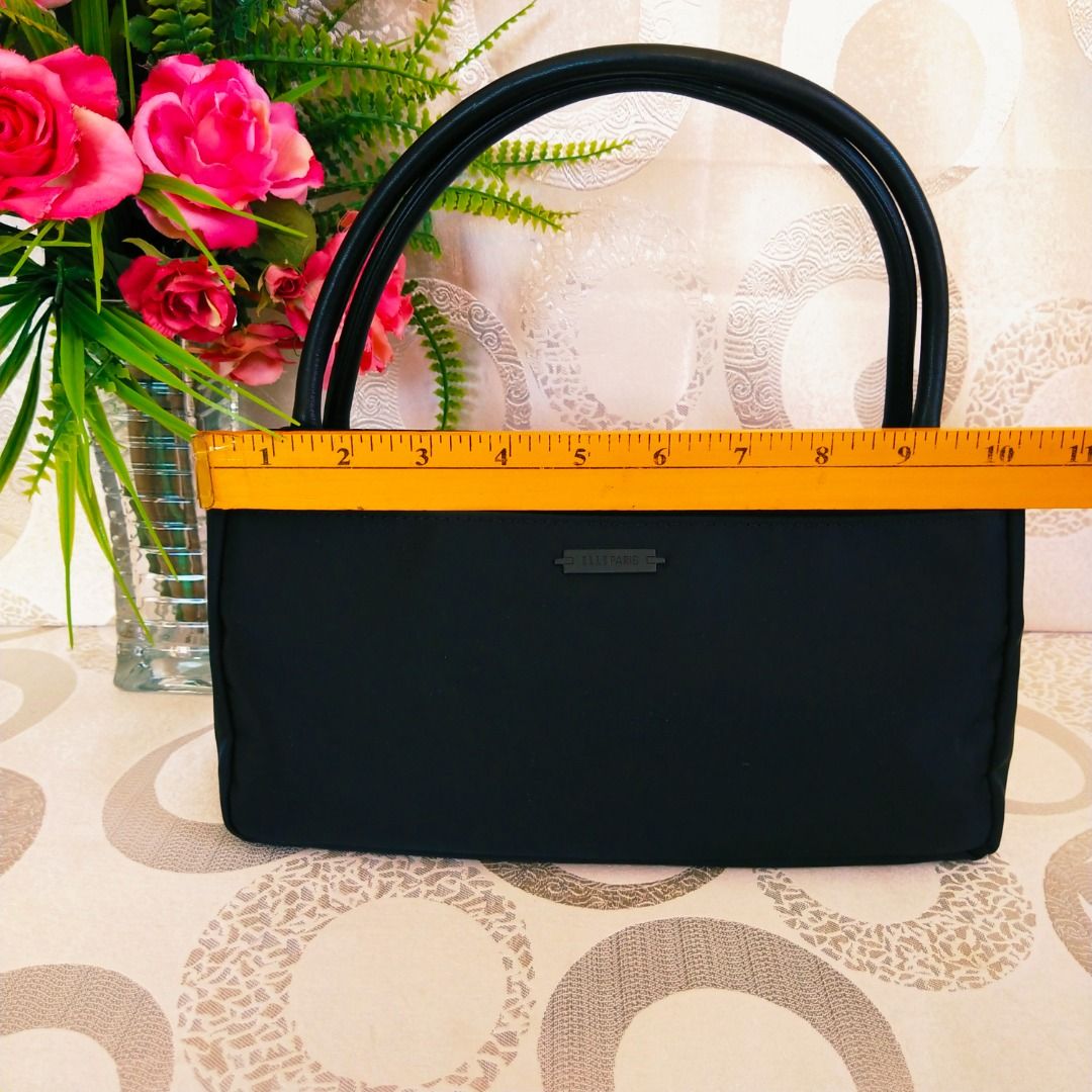 💯 Authentic Elle Paris Japan Nylon Handbag clearance sale , Women's Fashion, Bags & Wallets