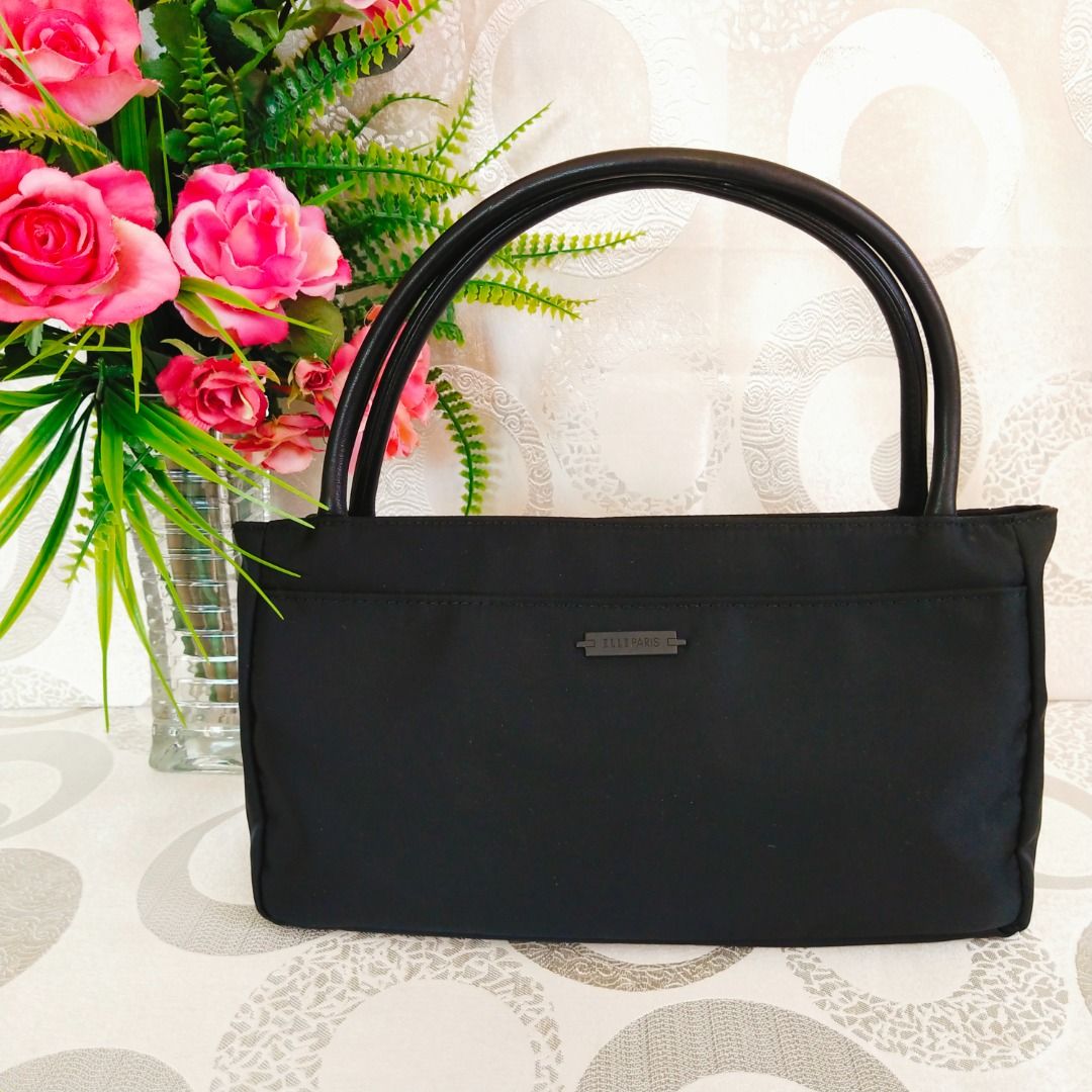 💯 Authentic Elle Paris Japan Nylon Handbag clearance sale , Women's Fashion, Bags & Wallets