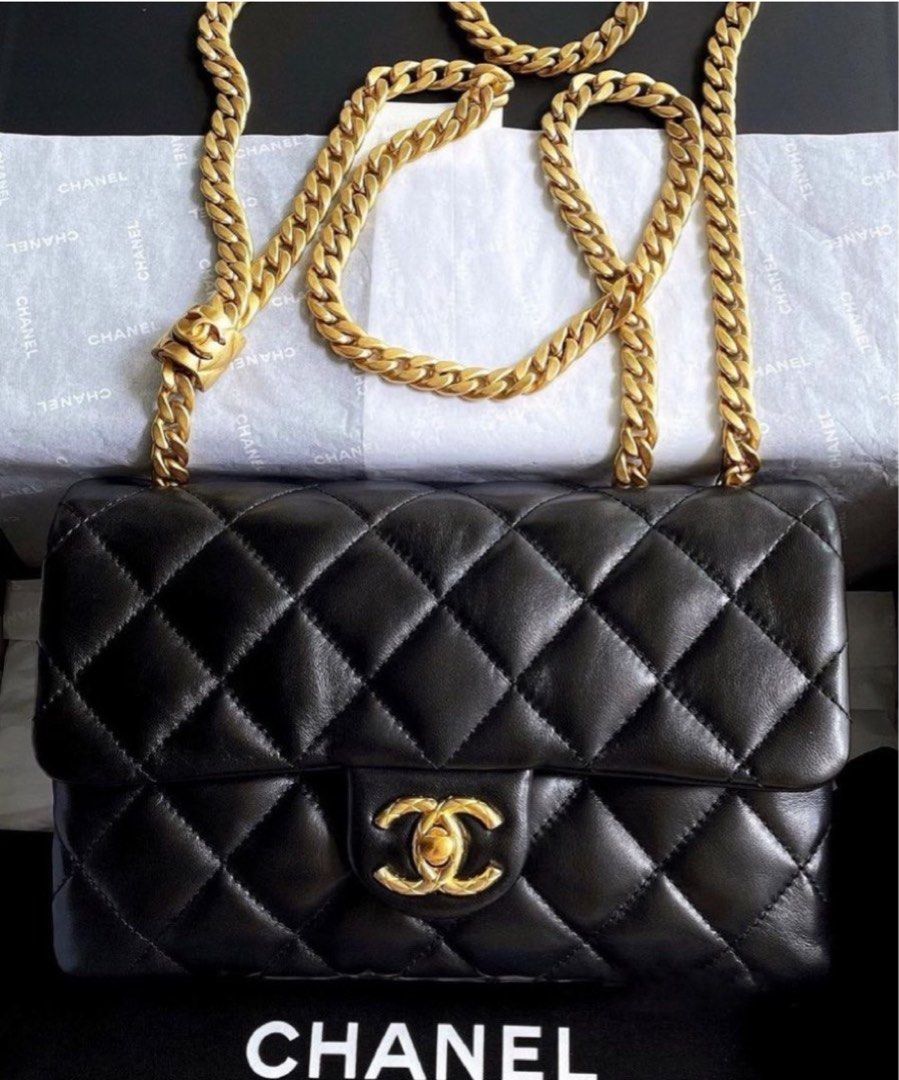 Chanel matte gold hardware shop