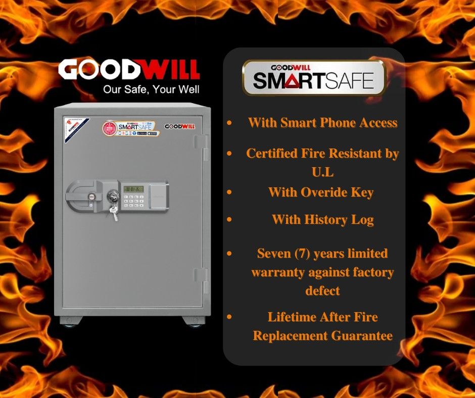 🔥 GOODWILL FIRE RESISTANT SAFETY VAULT, GUN SAFE, FILING CASH