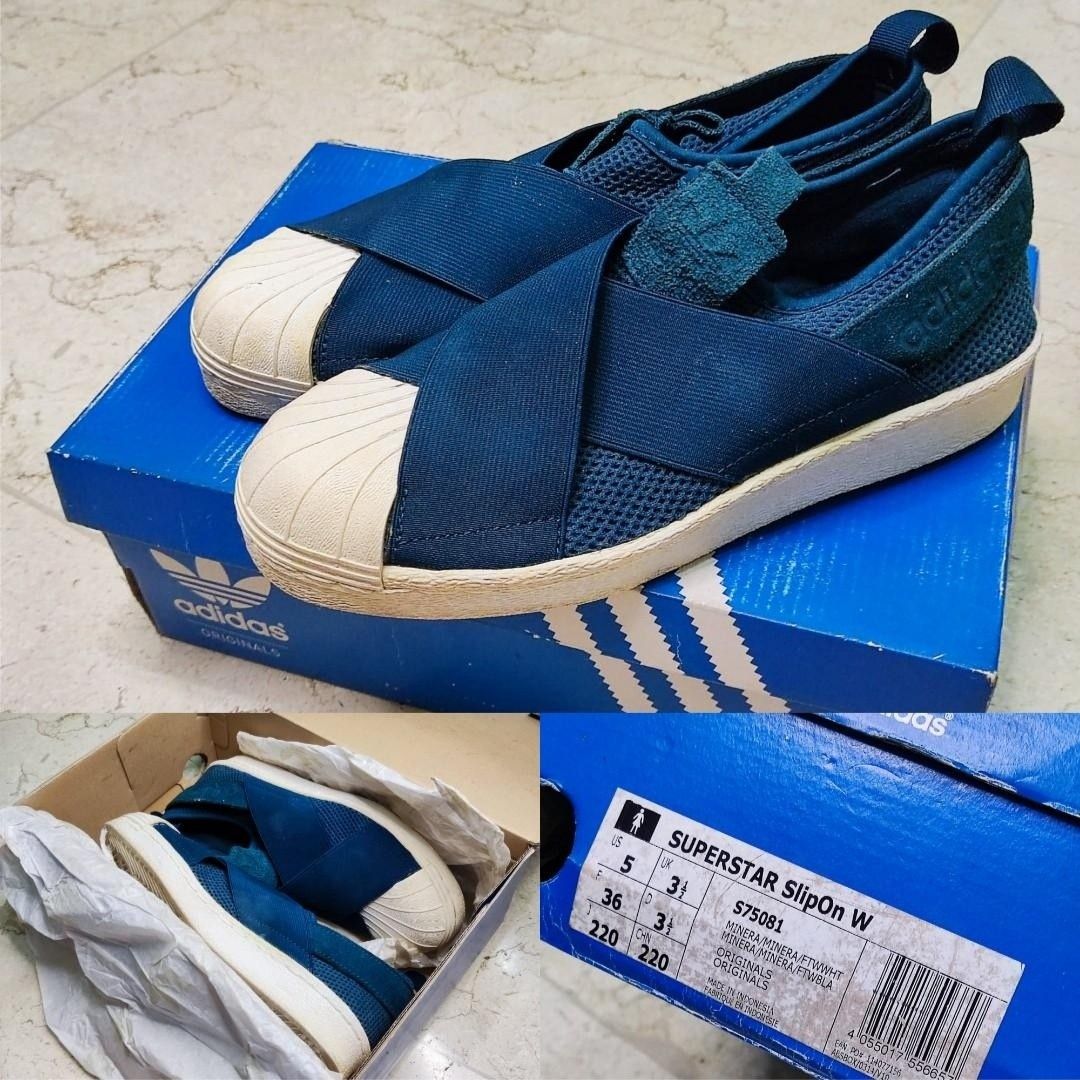 Sepatu adidas wanita slip hotsell on