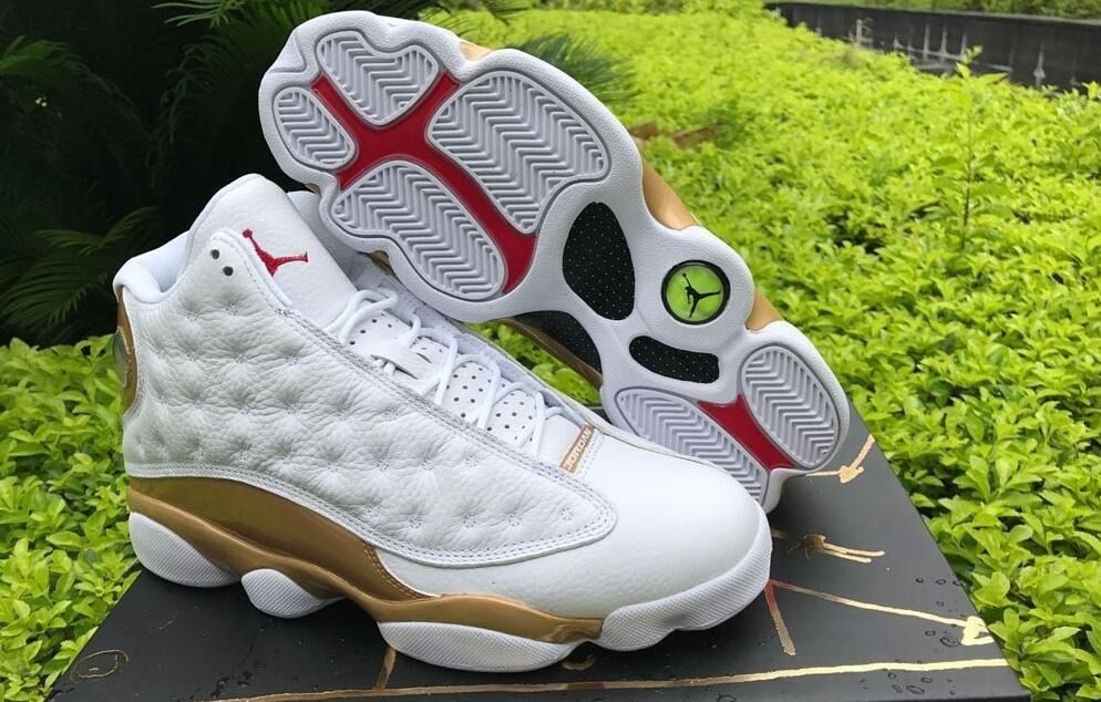 Air Jordan 13 Retro Defining Moments Dmp White Gold Carousell