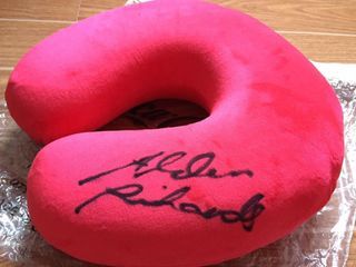 Alden Richards Signed Coca-Cola  Neck Pillow.