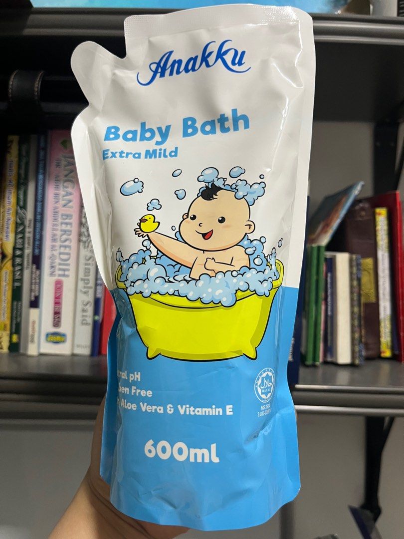 Anakku Baby Bath Extra Mild 600ml Babies Kids Bathing