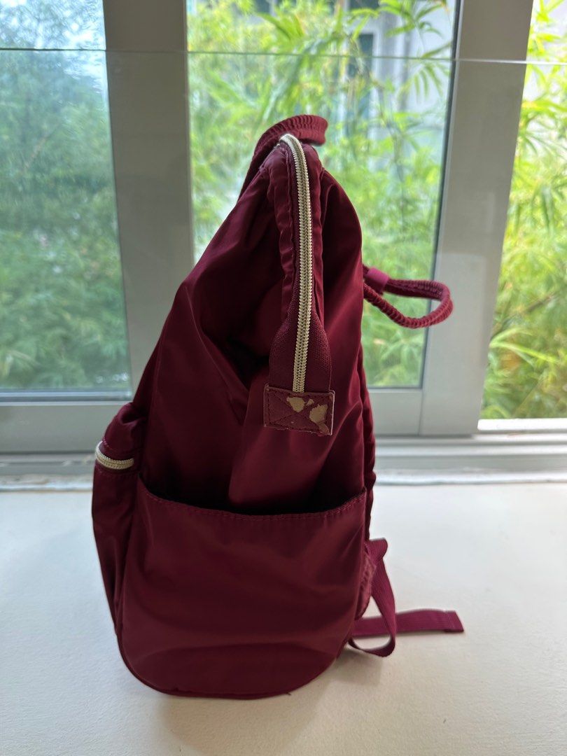 Wine nylon Anello Backpack