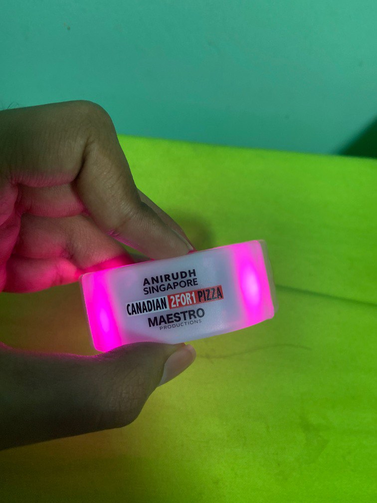 Anirudh wrist light up band, Hobbies & Toys, Stationery & Craft, Other