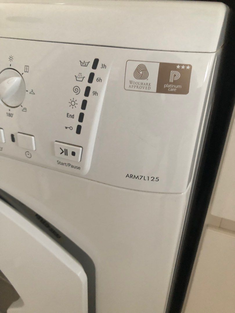 ARISTON WASHING MACHINE CUM DRYER (7kg), TV & Home Appliances, Washing