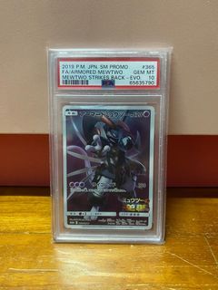 PSA GEM MT 10 2019 Pokémon Japanese Sm Promo #365 Fa/Armored Mewtwo