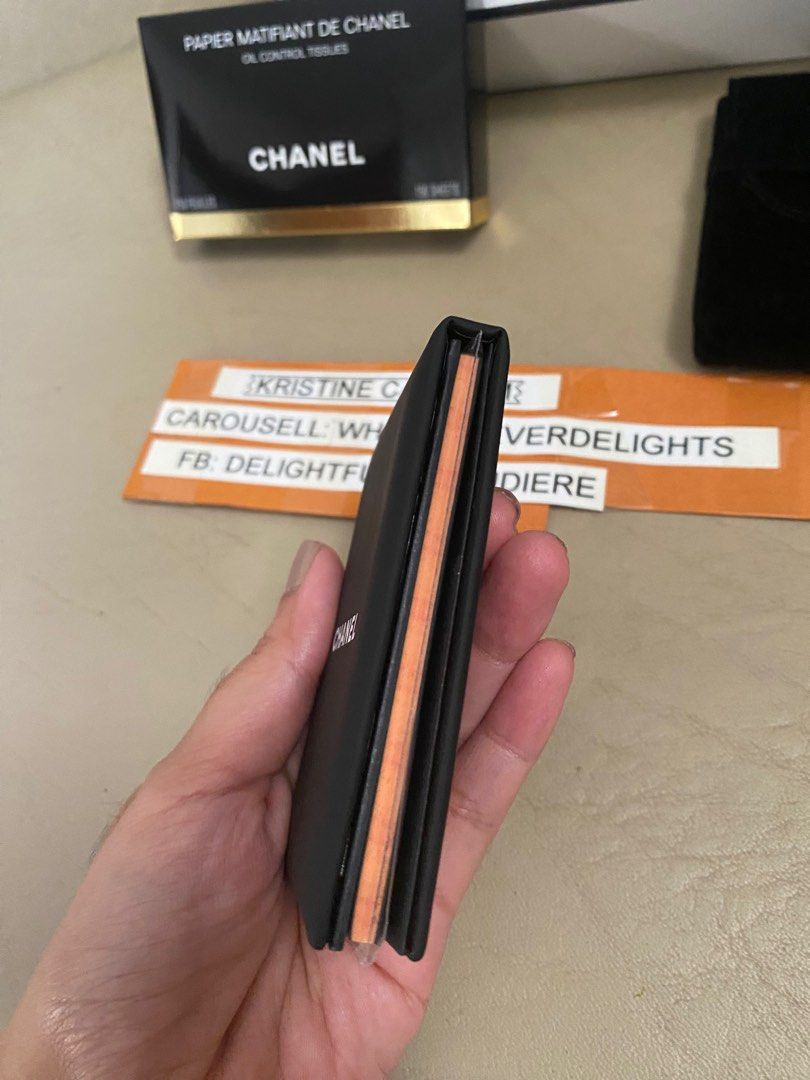 Authentic Oil blotting sheet Chanel, Beauty & Personal Care, Face, Face