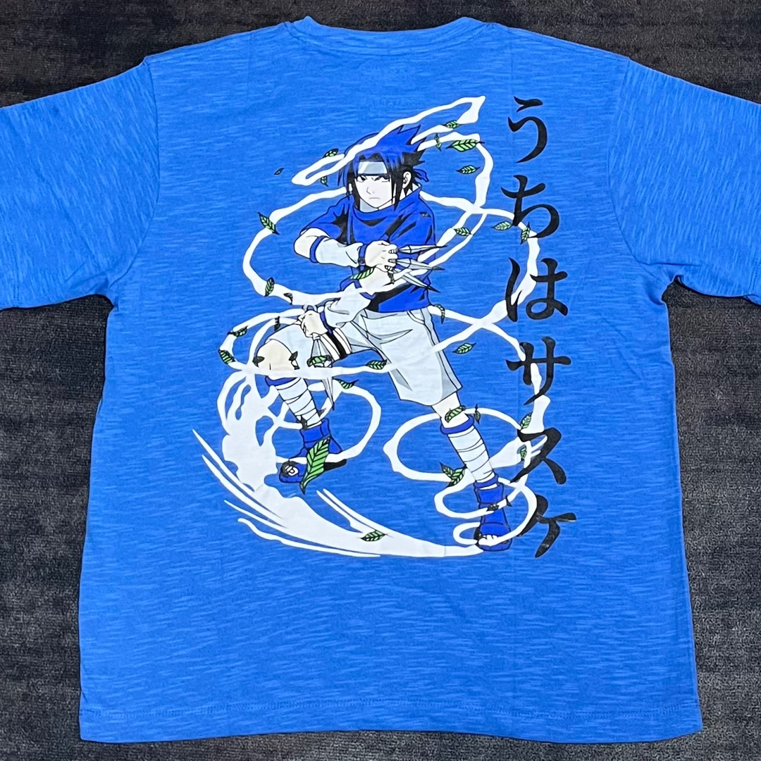 AUTHENTIC PULL & BEAR Naruto Sasuke Uchiha on Carousell