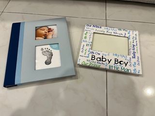 Baby Boy Photo Album & Picture Frame