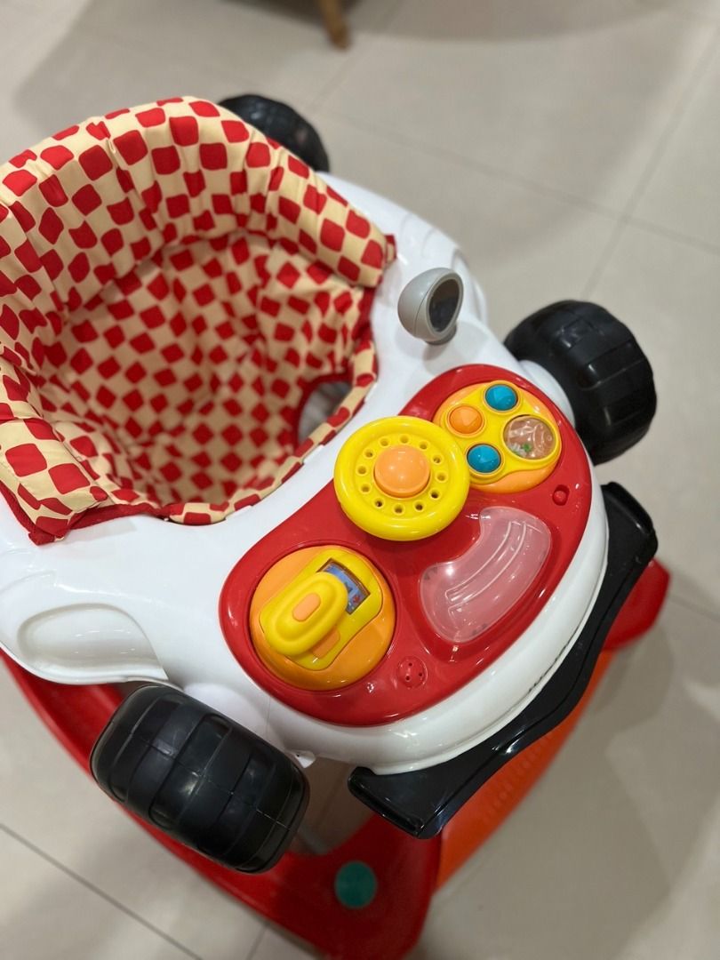 Baby race car walker, Babies & Kids, Infant Playtime on Carousell