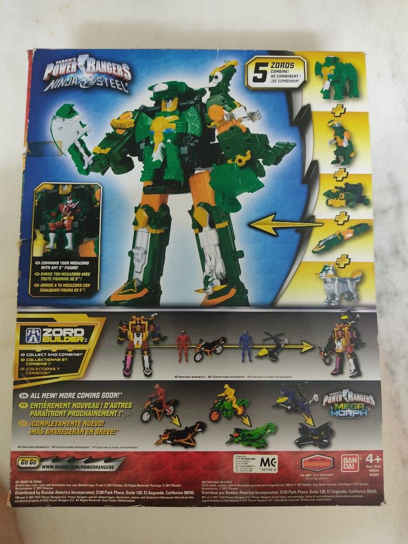Bandai Power Rangers Ninja Megazord, Hobbies & Toys, Toys & Games on ...