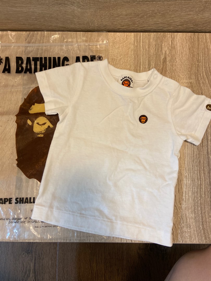 A bathing ape tee bape kids嬰兒70碼上衣, 兒童＆孕婦用品, 嬰兒及