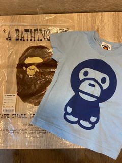 A bathing ape tee bape kids 嬰兒70碼上衣