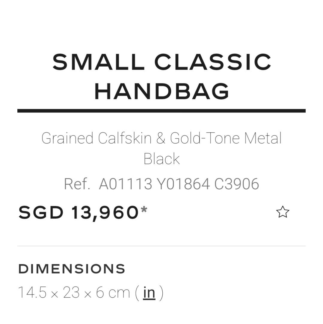 Shop CHANEL TIMELESS CLASSICS Small Classic Handbag (A01113 Y01864