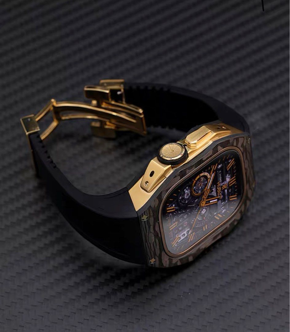 Gold cover top for apple watch