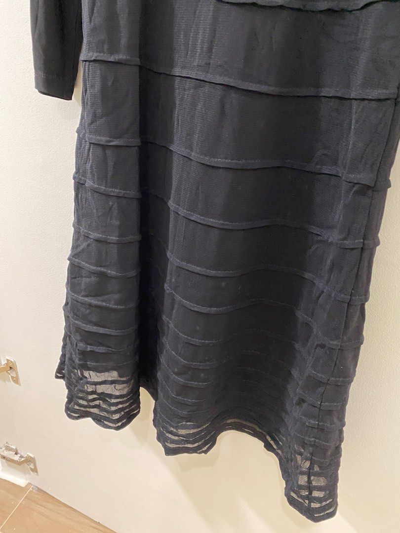 Black Midi Dress (Category: Dresses) located in Antipolo. Submitted by abc__mart (Listing ID 1218591883, Image 2). Description: Good for cocktail events Black midi dress.