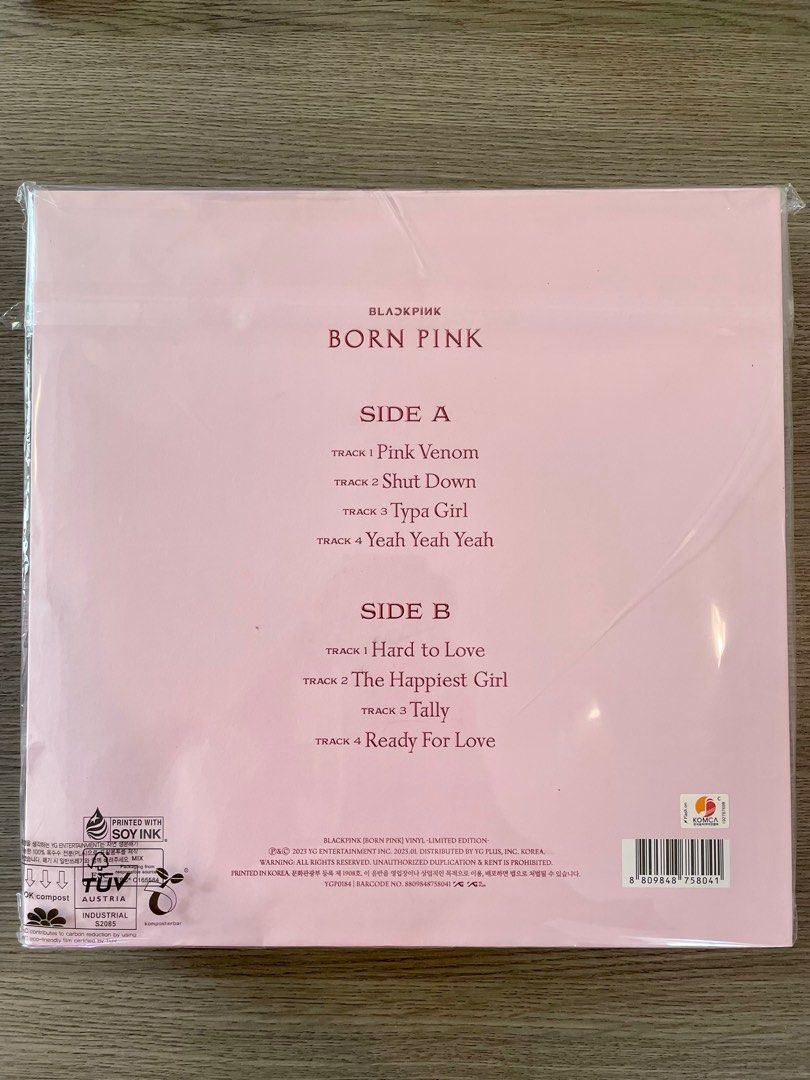BLACKPINK 2nd vinyl LP [BORN PINK] - Limited Edition, 興趣及遊戲