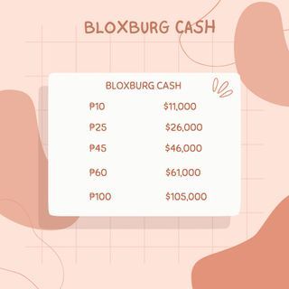!!BLOXBURG CASH!!