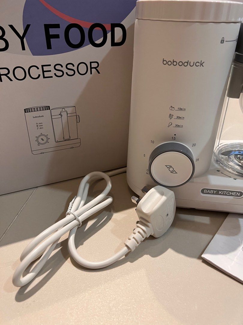 Boboduck 4 in 1 Baby Food Processor Heating/Steam/Defrost/Blend Can