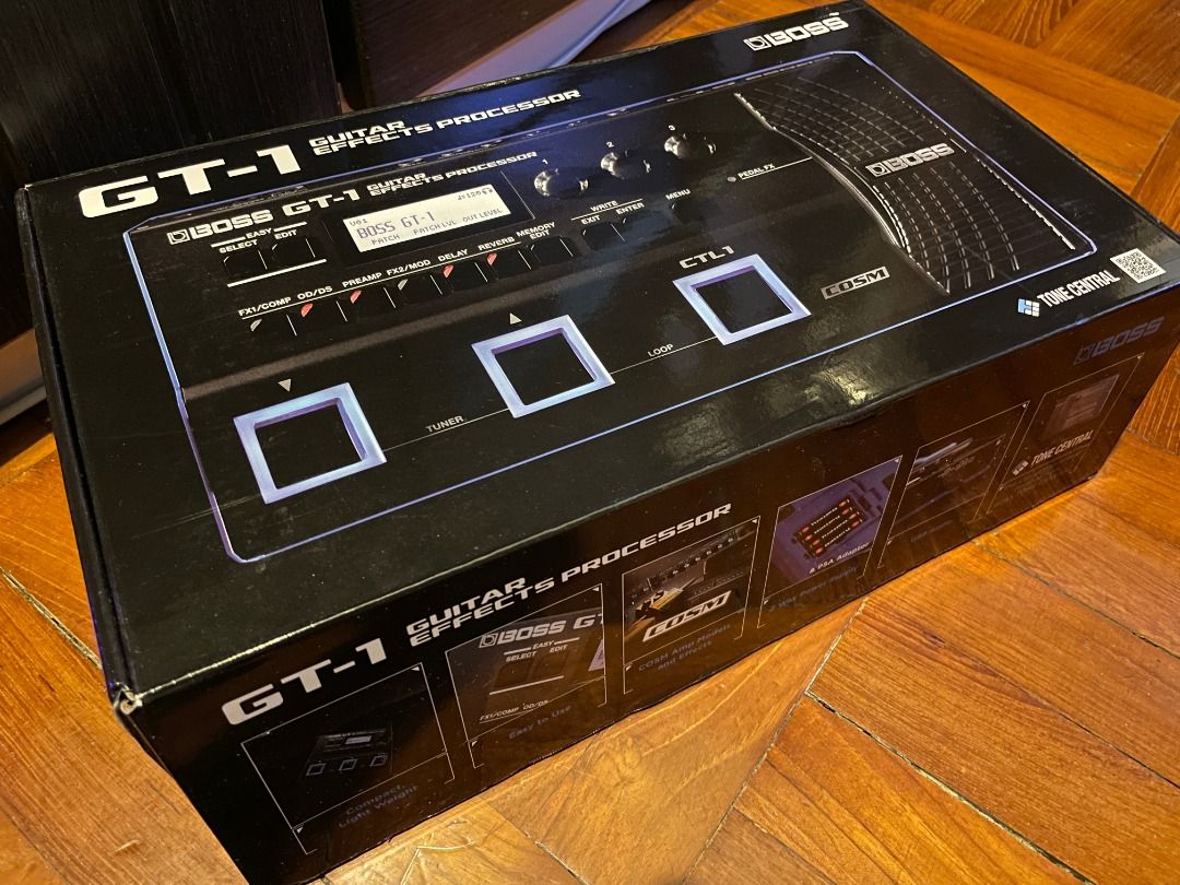BOSS GT1 Guitar Effects Processor (連包裝盒及說明書), 音響器材, 其他音響配件及設備 Carousell