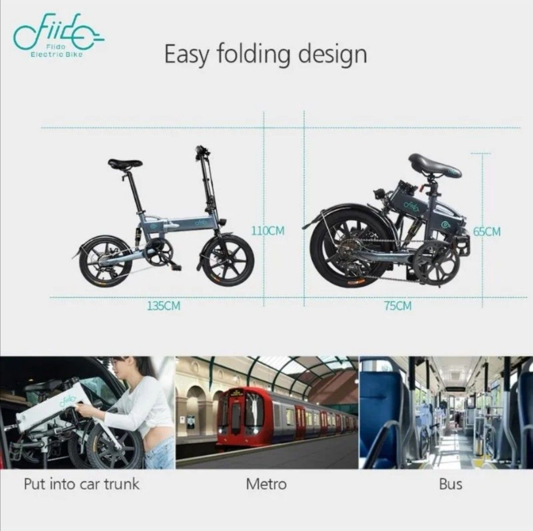 Brand New Fiido D2S Folding Electric Bike Price Negotiable