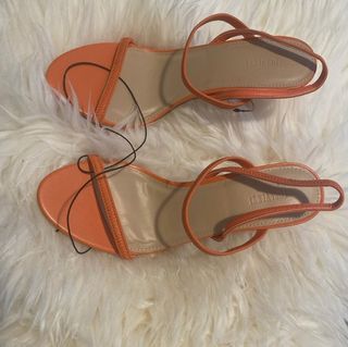 Brand New Orange Heels with tags