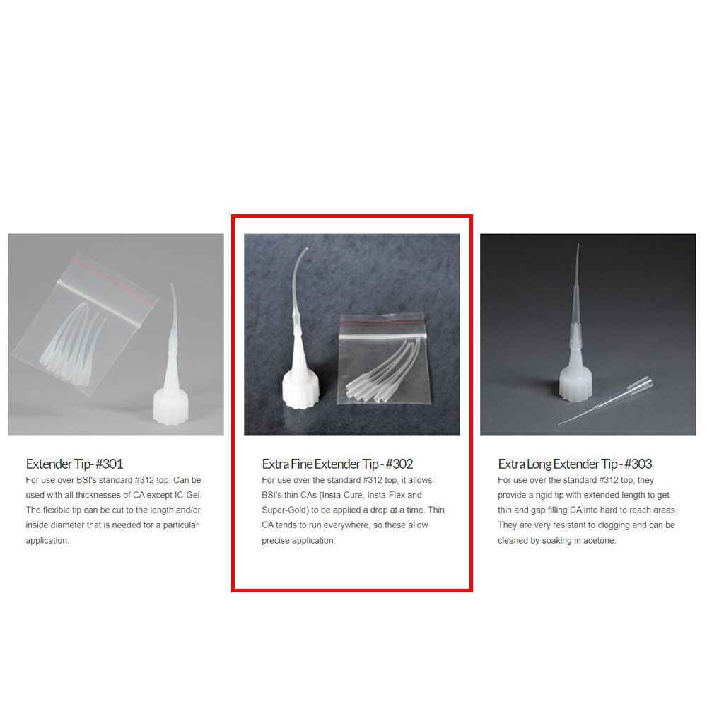 BOB Smith Industries Extra Fine Extender Tips 5 packs of 6 tips each BSI-302 BOB Smith Industries Extra Fine Extender Tips 5 packs of 6 tips each BSI-302