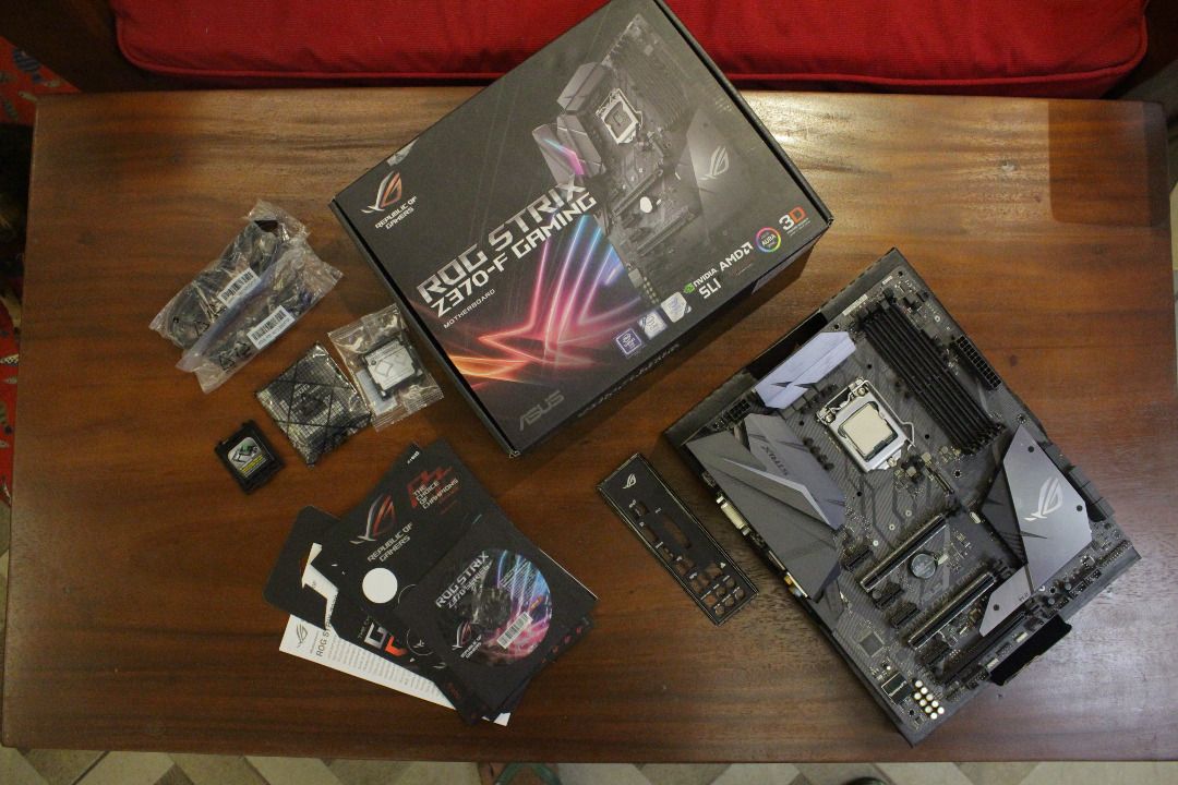 ASUS ROG STRIX Z370-F Gaming Motherboard (w/ box), Computers & Tech ...