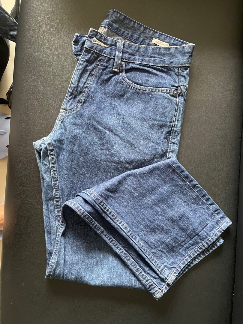 Calvin Klein Slim Straight Jeans, Men's Fashion, Bottoms, Jeans on