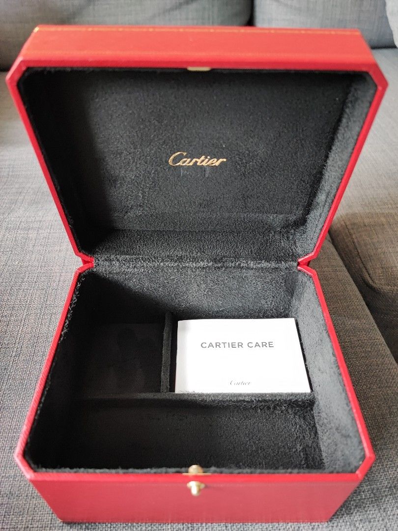 Cartier watch box 卡地亚表盒, 名牌, 手錶- Carousell