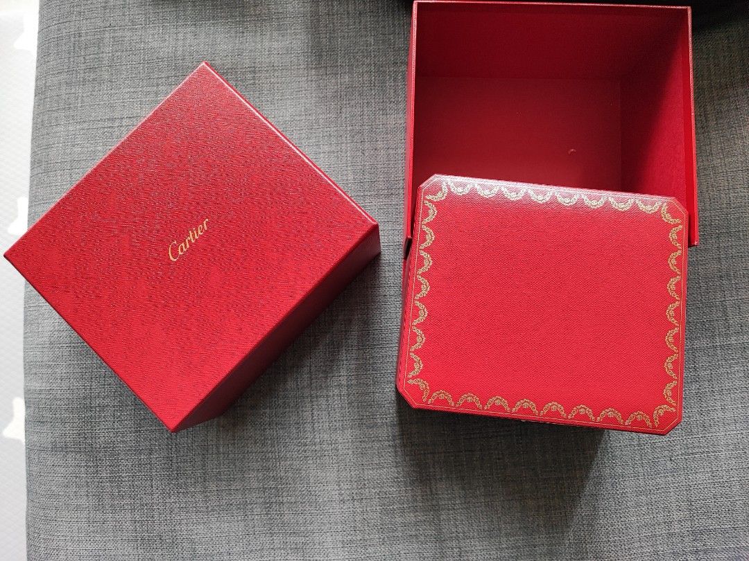 Cartier watch box 卡地亚表盒, 名牌, 手錶- Carousell