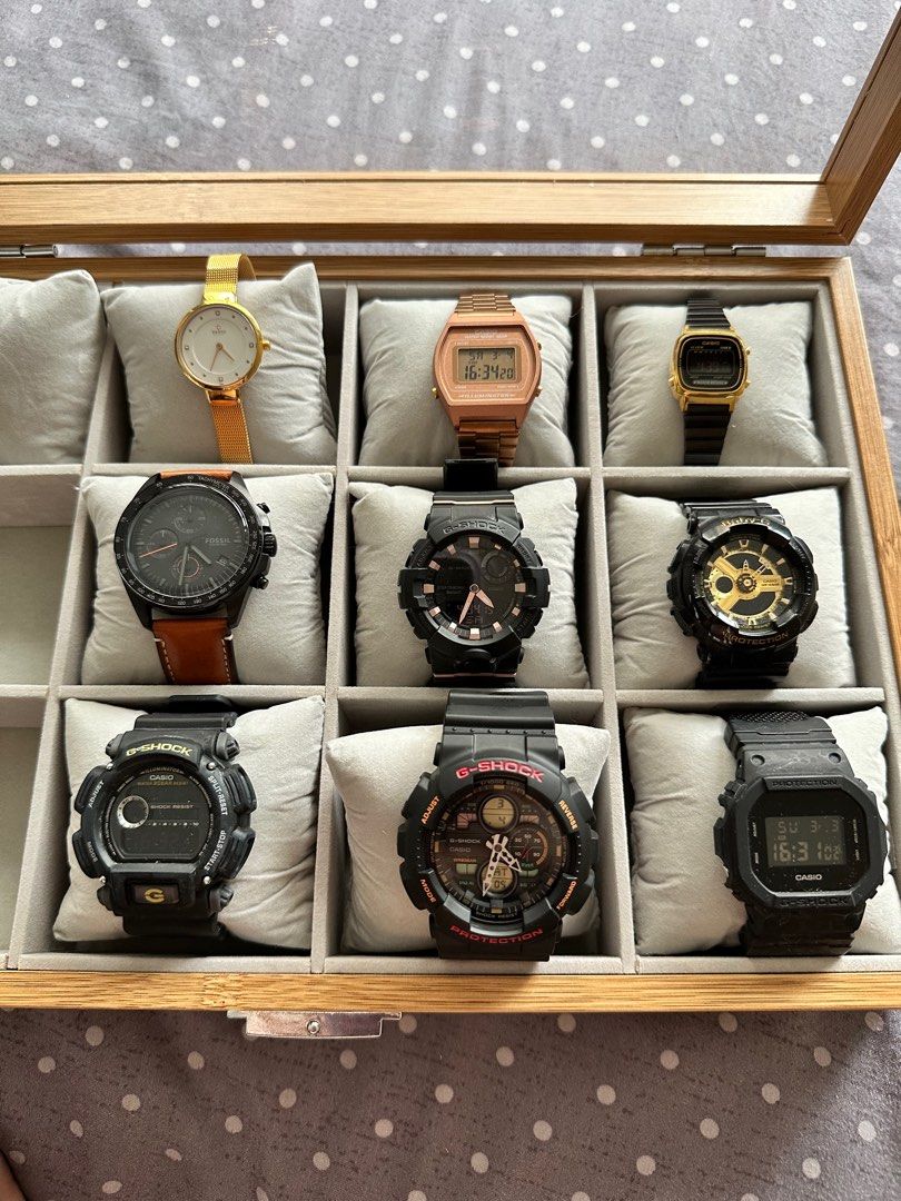 Casio G shock Obaku Fossil Watches