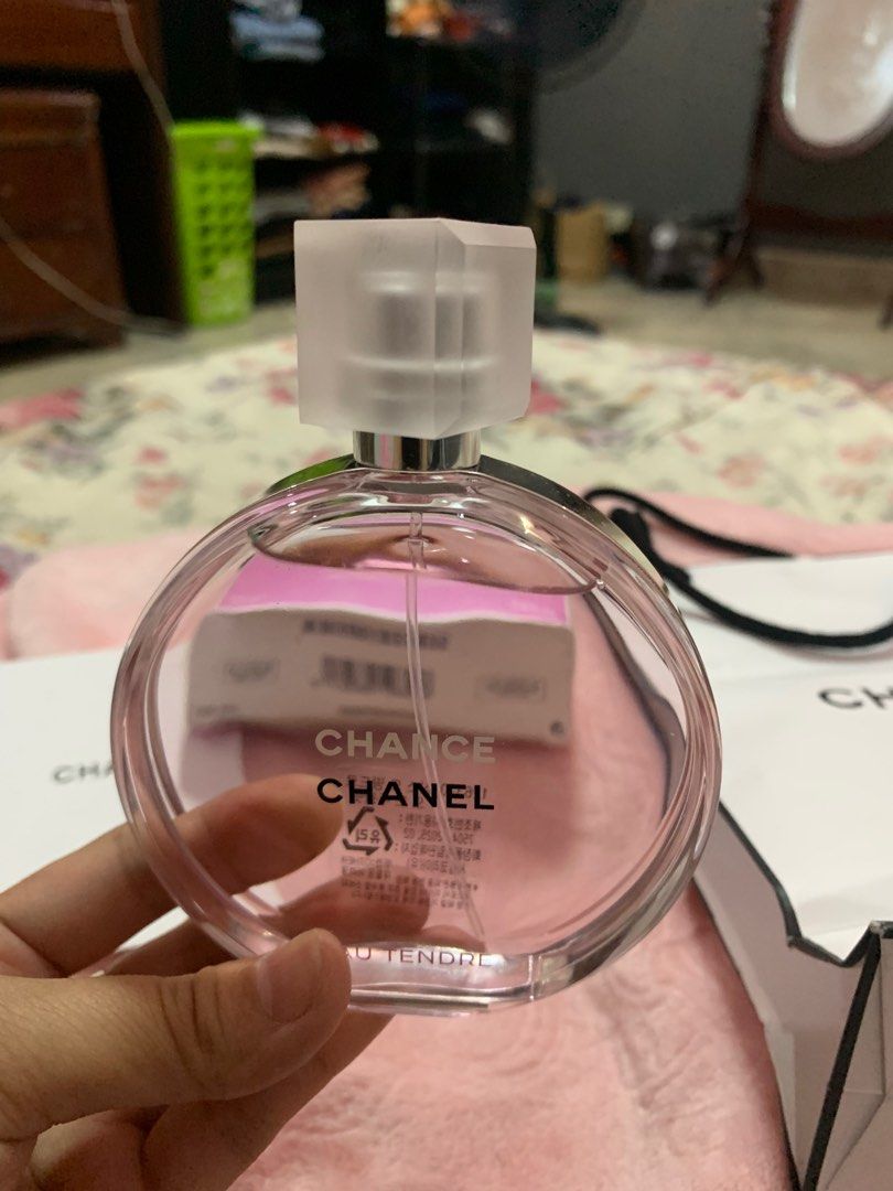 Chanel Chance Eau Tendre 3.4oz, Beauty & Personal Care, Fragrance &  Deodorants on Carousell