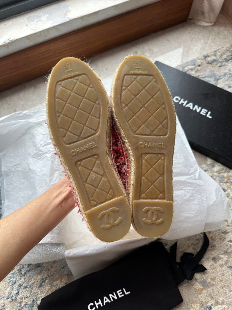 Authentic chanel on sale espadrilles