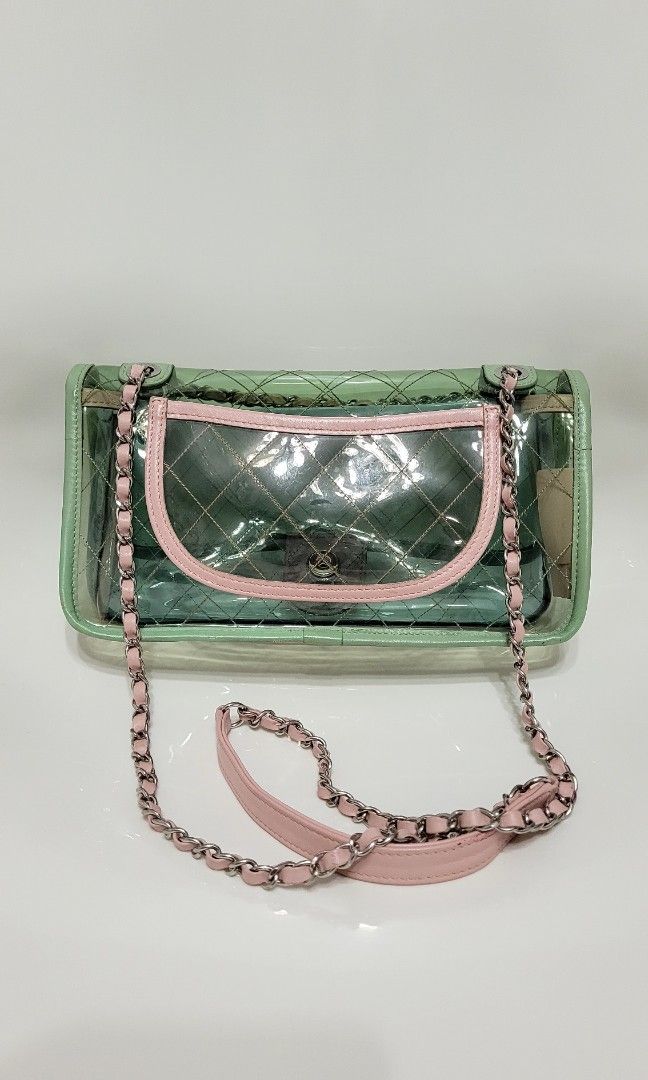 Chanel Transparent Coco Splash Flap Bag, Luxury, Bags & Wallets on Carousell