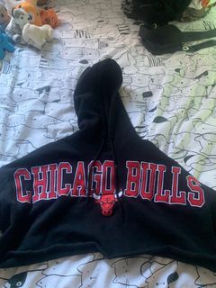 Chicago Bulls Crop Hoodie