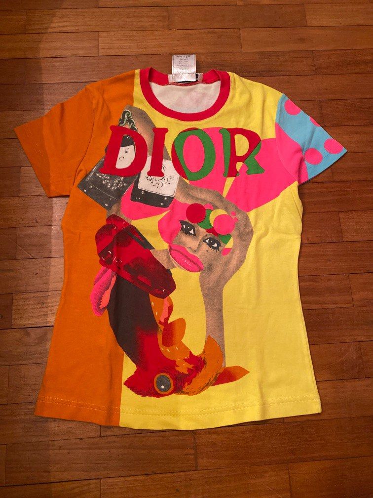Christian Dior Tshirt, Women's Fashion, Tops, Other Tops on Carousell