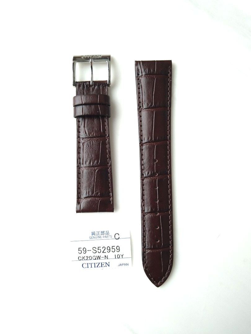 Citizen Original Leather Strap 20mm Brown Luxury Watches on