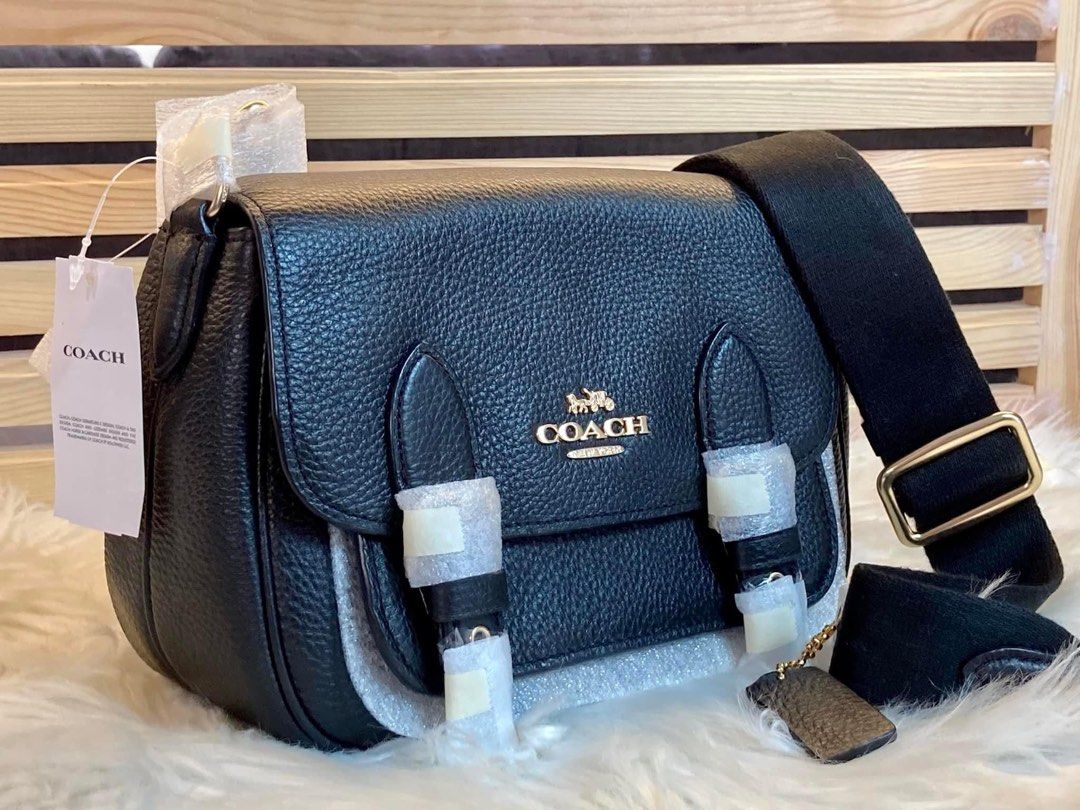 Coach Lucy Crossbody In Signature Canvas Black on Carousell
