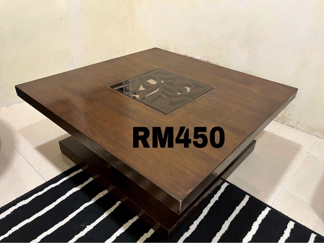 Coffee Table (Kayu Jati), Furniture & Home Living, Furniture, Tables