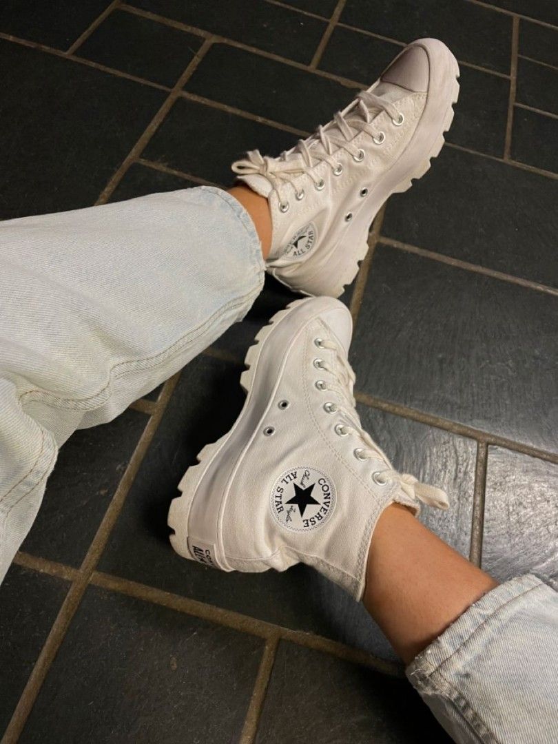 Converse All Star Lugged High tops white platform, Women's Fashion,  Footwear, Sneakers on Carousell
