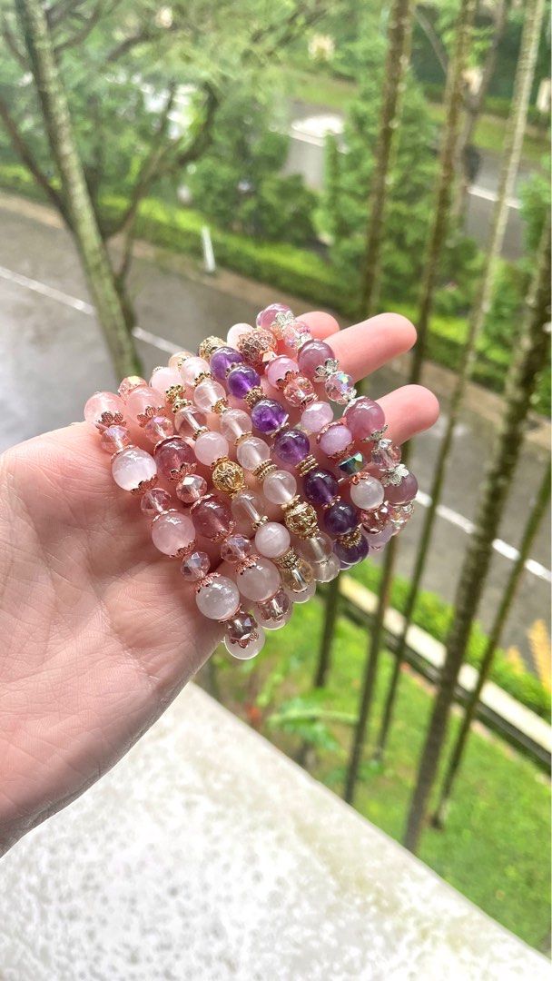 Custom made 2025 crystal bracelets