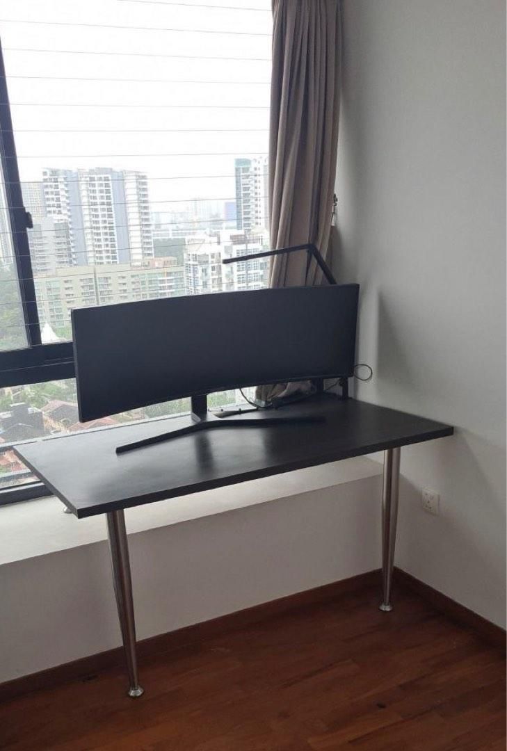 Custom Bespoke Desk for Bay Window H50cm, Furniture & Home Living