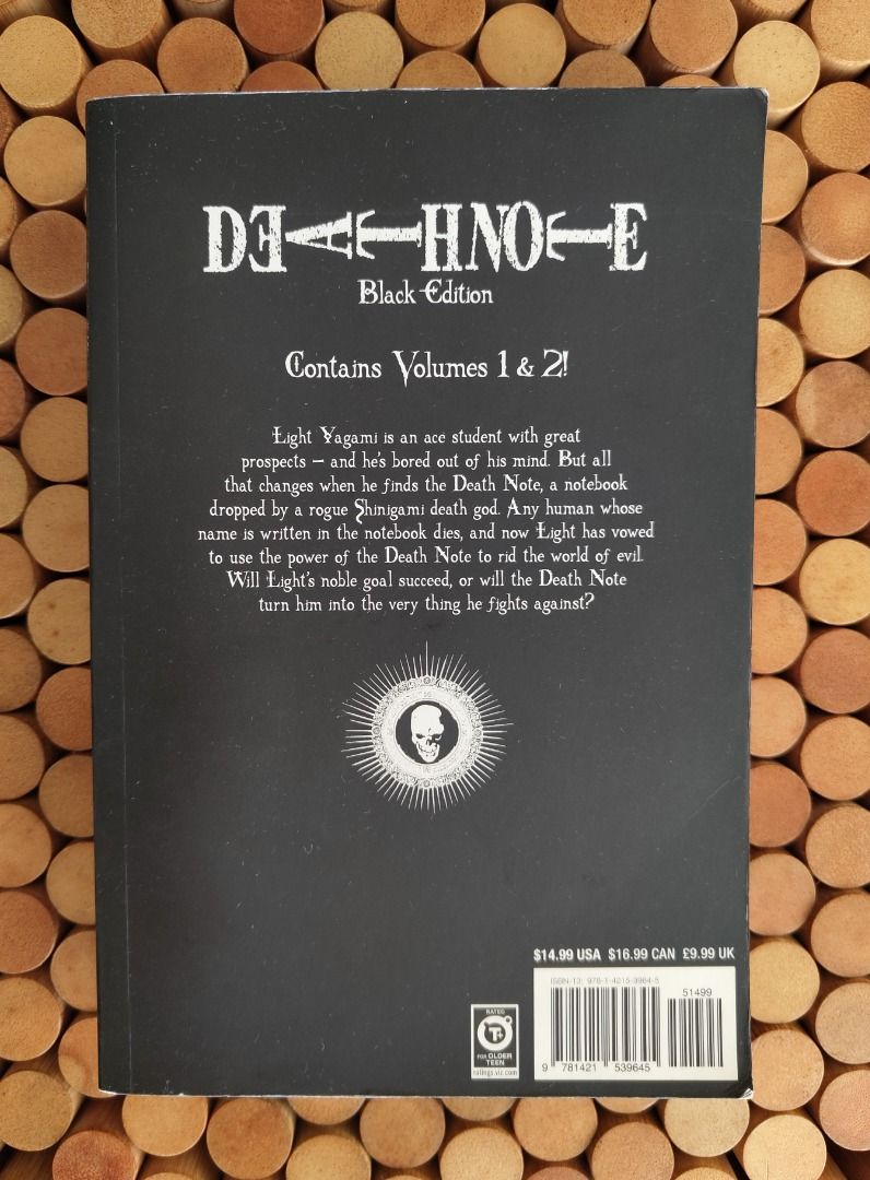 Death Note: Black Edition, Vol. 1 (Paperback) by Tsugumi Ohba and ...