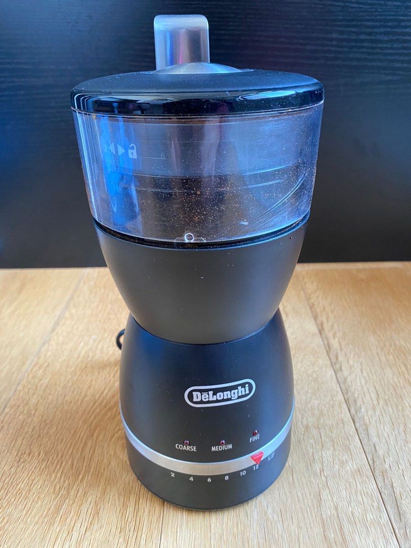DeLonghi Electric CoffeeBean Grinder, 家庭電器, 廚房電器, 咖啡機及咖啡壺 Carousell