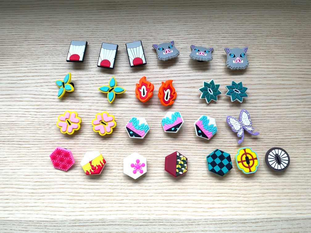 (All for 3) Demon slayer Crocs jibbitz (kimetsu no yaiba kny ), Hobbies & Toys, Memorabilia